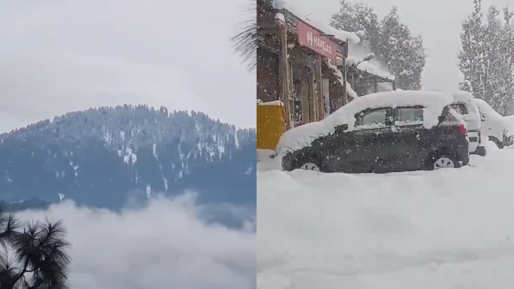 Fresh Spell Of Snowfall In Kashmir, All Srinagar Flights Cancelled
